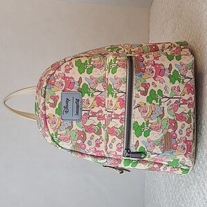 NWT Loungefly Disney Snow White and The Seven Dwarfs Pastel Dwarfs Mini Backpack